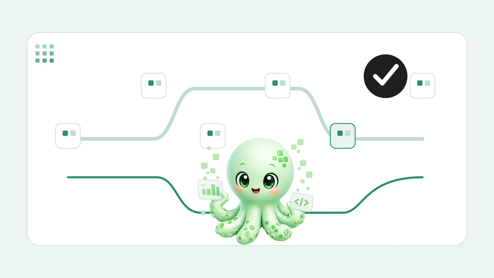 Poly assembles ten connected capabilities into a trustworthy path from a business question to a verified data outcome.